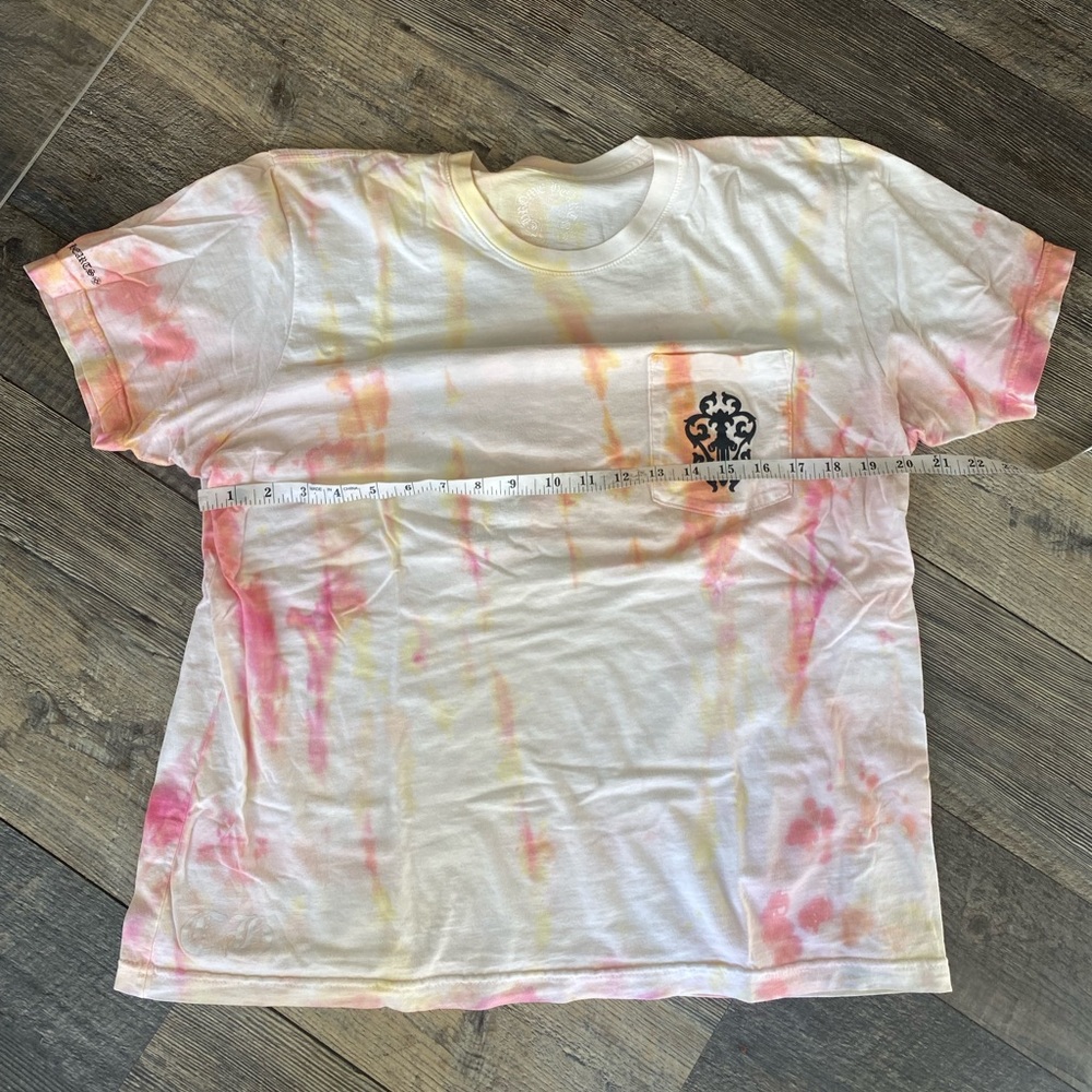 Chrome Hearts tee shirt tie dyed unisex Large